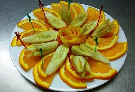 Как нарезать красиво фрукты