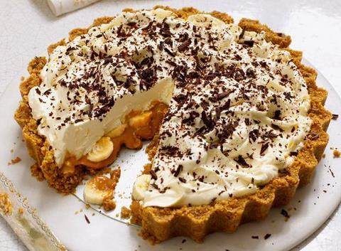 "Banoffee pie" - настоящее банановое блаженство! Без выпечки