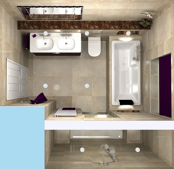 25 заповедей правильного оформления маленькой ванной комнаты
