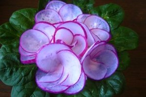Красивейший салат "Фиалки"