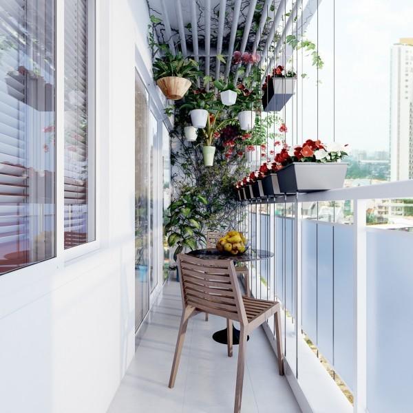 Маленькие балконы. 10 вариантов для вдохновения!