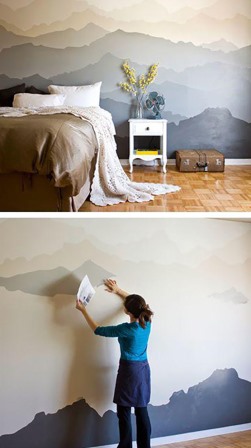 Рисунки на стенах в квартире