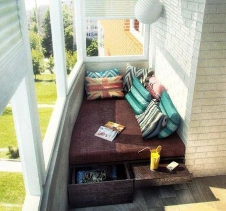 Уютные идеи для оформления балкона