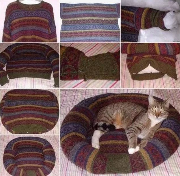 Старому свитеру-новая жизнь