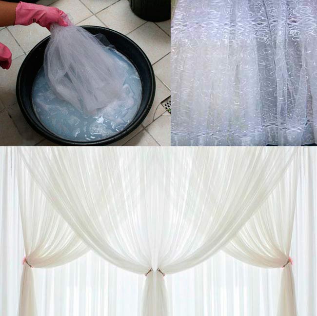 Как правильно стирать тюль и другие нежные ткани