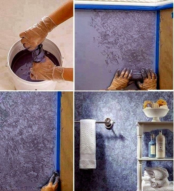 Необычные способы покраски стен